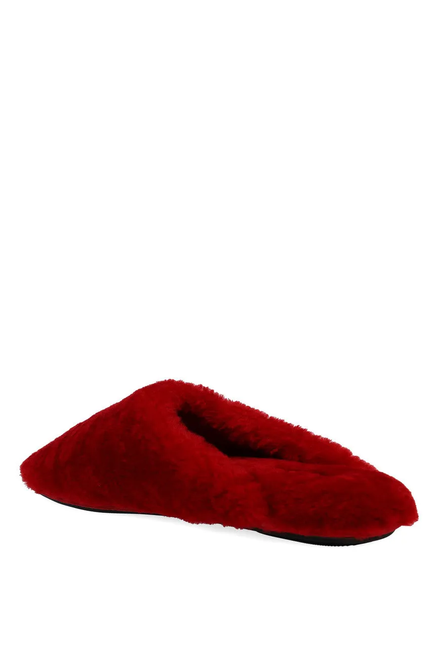 Bliss Genuine Shearling Slide