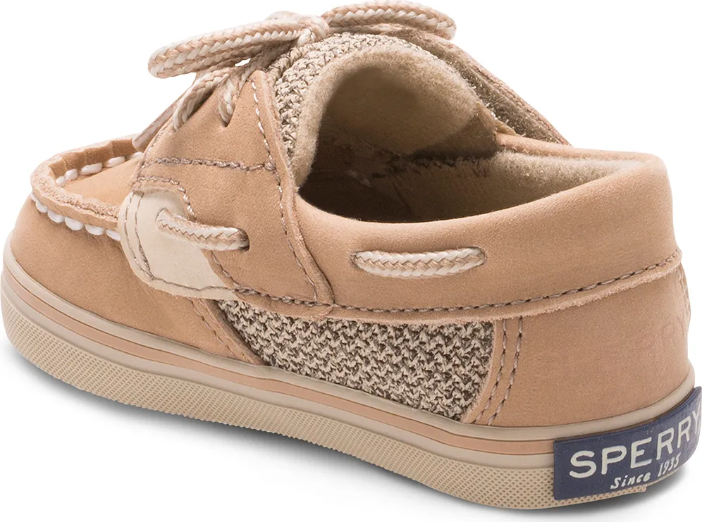 Bluefish Crib Junior Boat Shoe - Little Kid Linen/Oat
