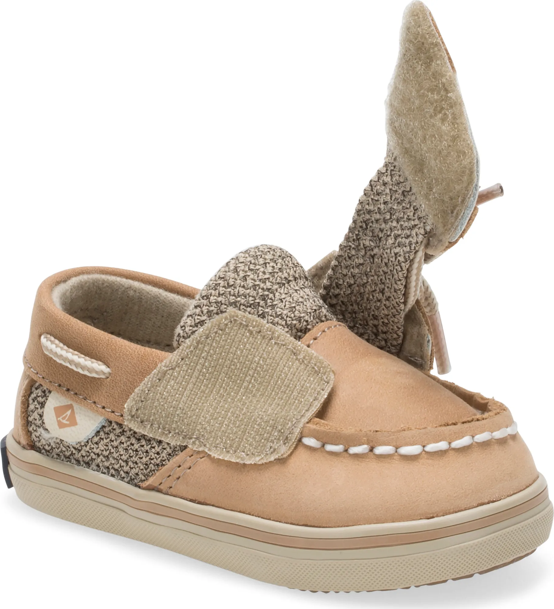 Bluefish Crib Junior Boat Shoe - Little Kid Linen/Oat