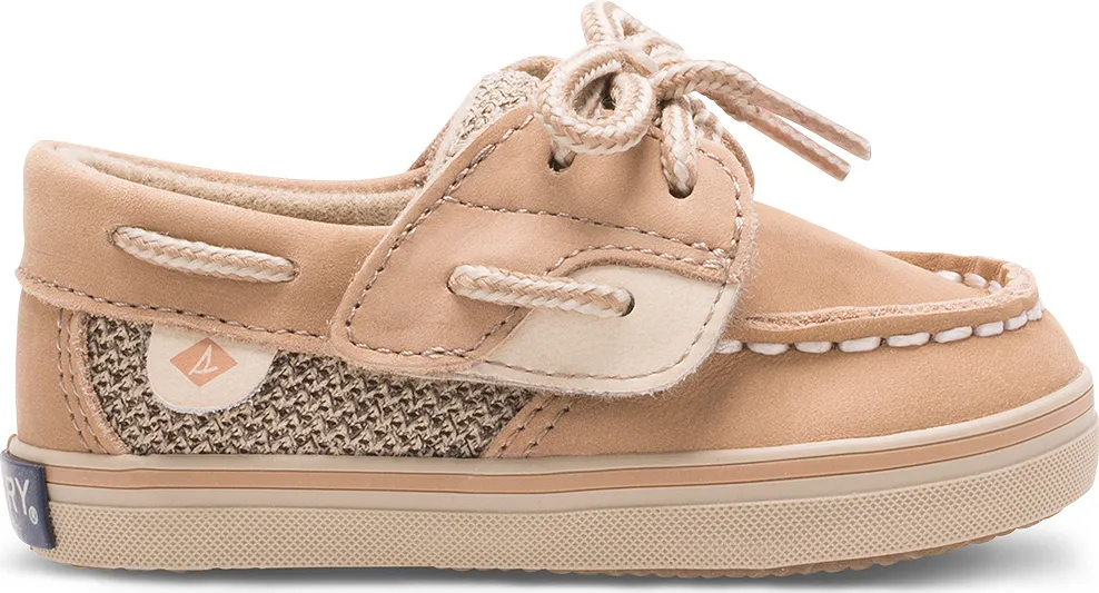 Bluefish Crib Junior Boat Shoe - Little Kid Linen/Oat