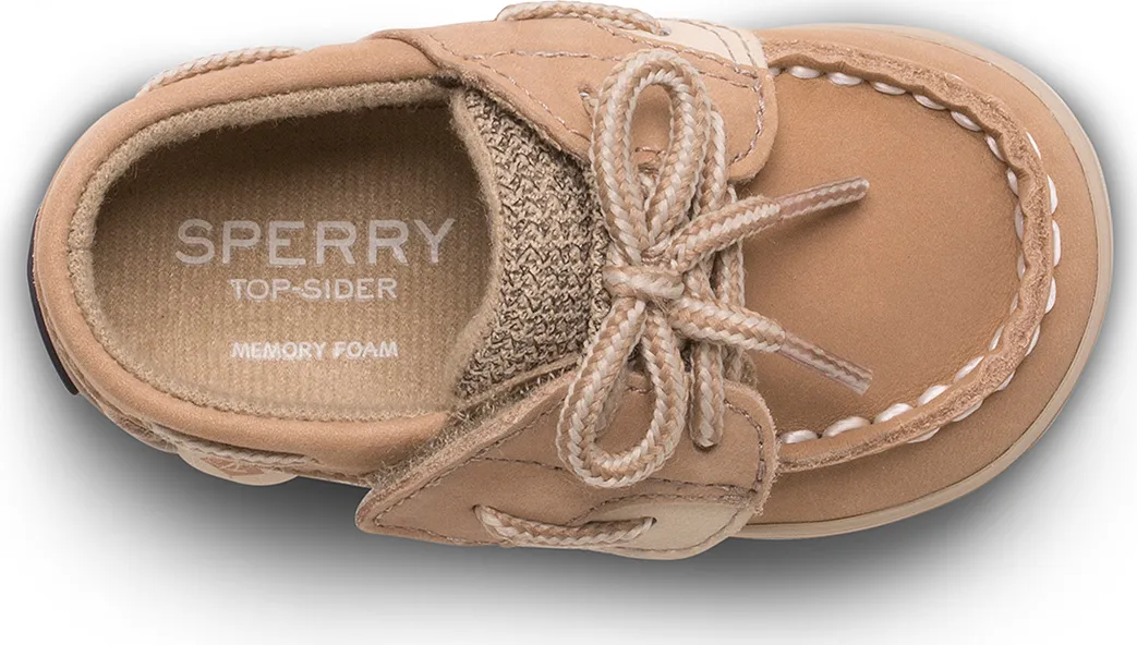 Bluefish Crib Junior Boat Shoe - Little Kid Linen/Oat