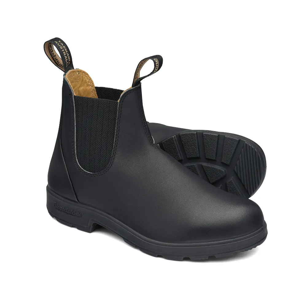 Blundstone Unisex #610 Elastic Side Soft Toe Leather Boot, Black