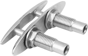 Boat Ship Mooring Dock Neat Cleat Double-Deck Push-Pull Cable Bolt 316 Stainless Steel Universal for Boat and Dock Marine