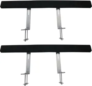 Boat Trailer Guide-ons, 48", 2PCS Rustproof Steel Trailer Guide ons, Trailer Guides with Carpet-Padded Boards, Mounting Parts Included, for Ski Boat, Fishing Boat or Sailboat Trailer