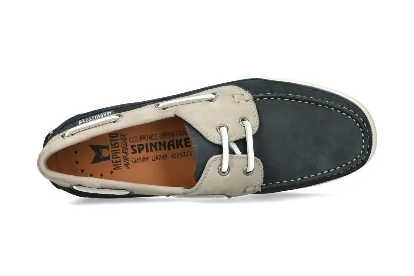 'Boating' men's boat shoes - Blue mix