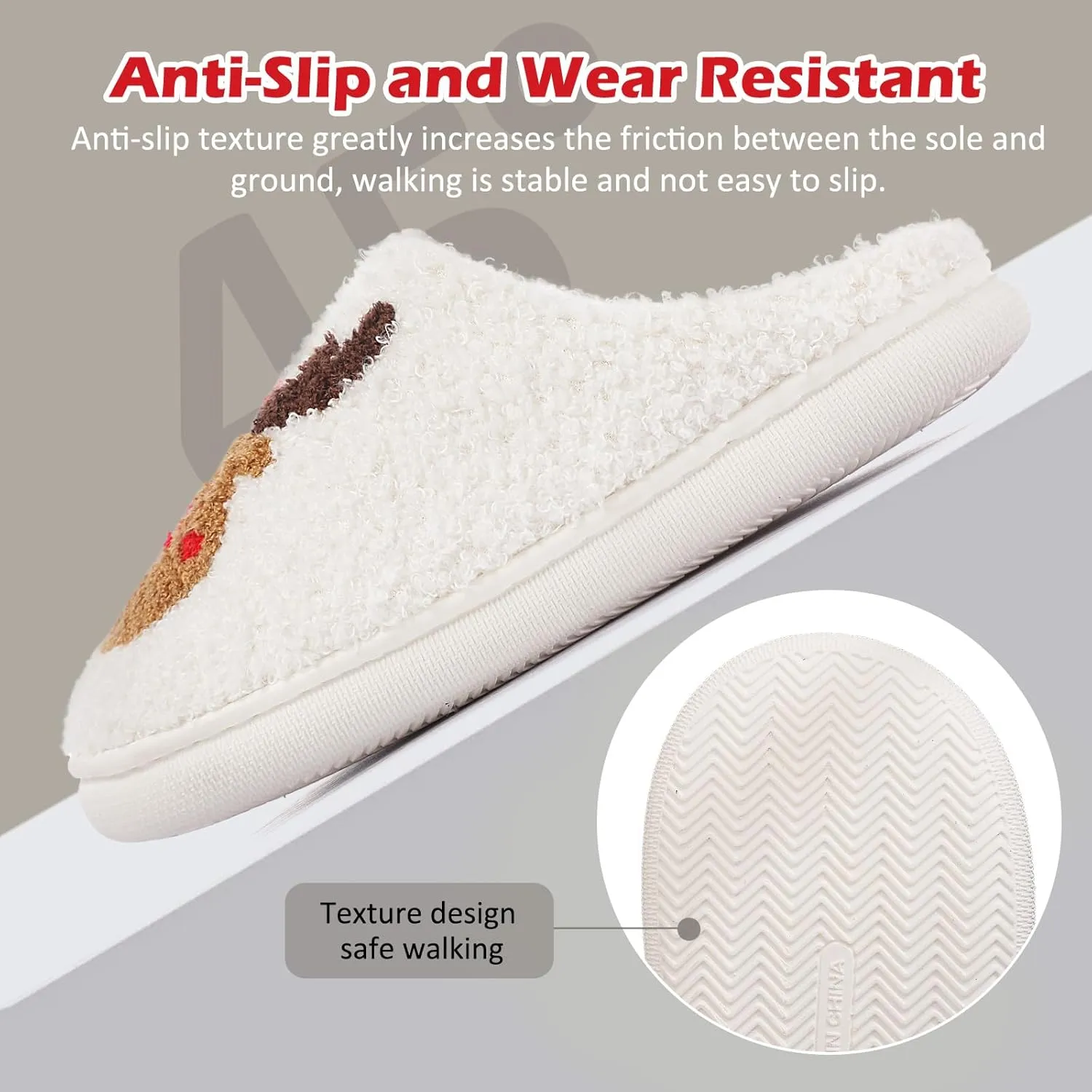 bolukets House Slippers for Women and Men, Retro Soft Warm Fuzzy Cherry Slippers, Casual Couple Fluffy Winter Strawberry Slippers for Indoor Bedroom