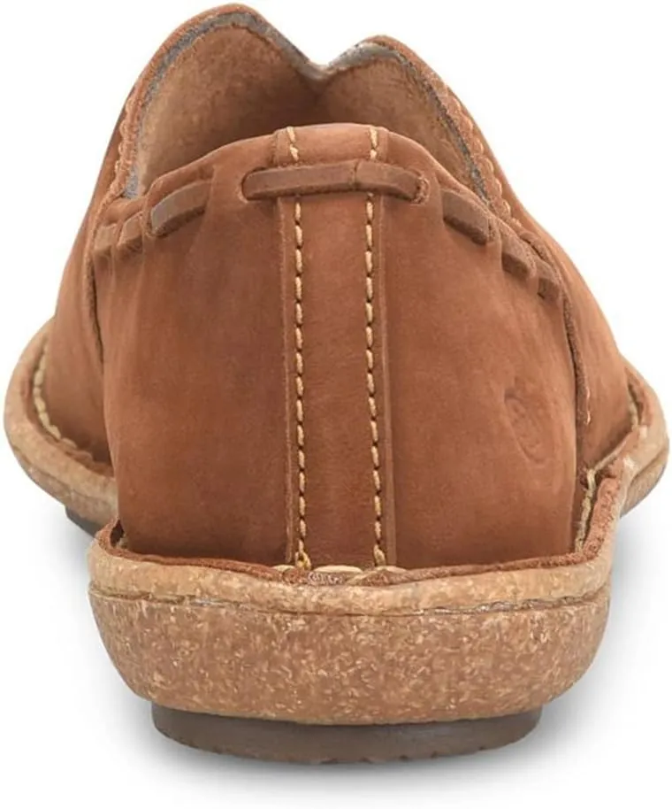 BORN Womens Naya Leather Slip On Boat Shoes