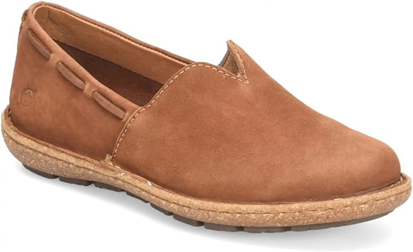 BORN Womens Naya Leather Slip On Boat Shoes