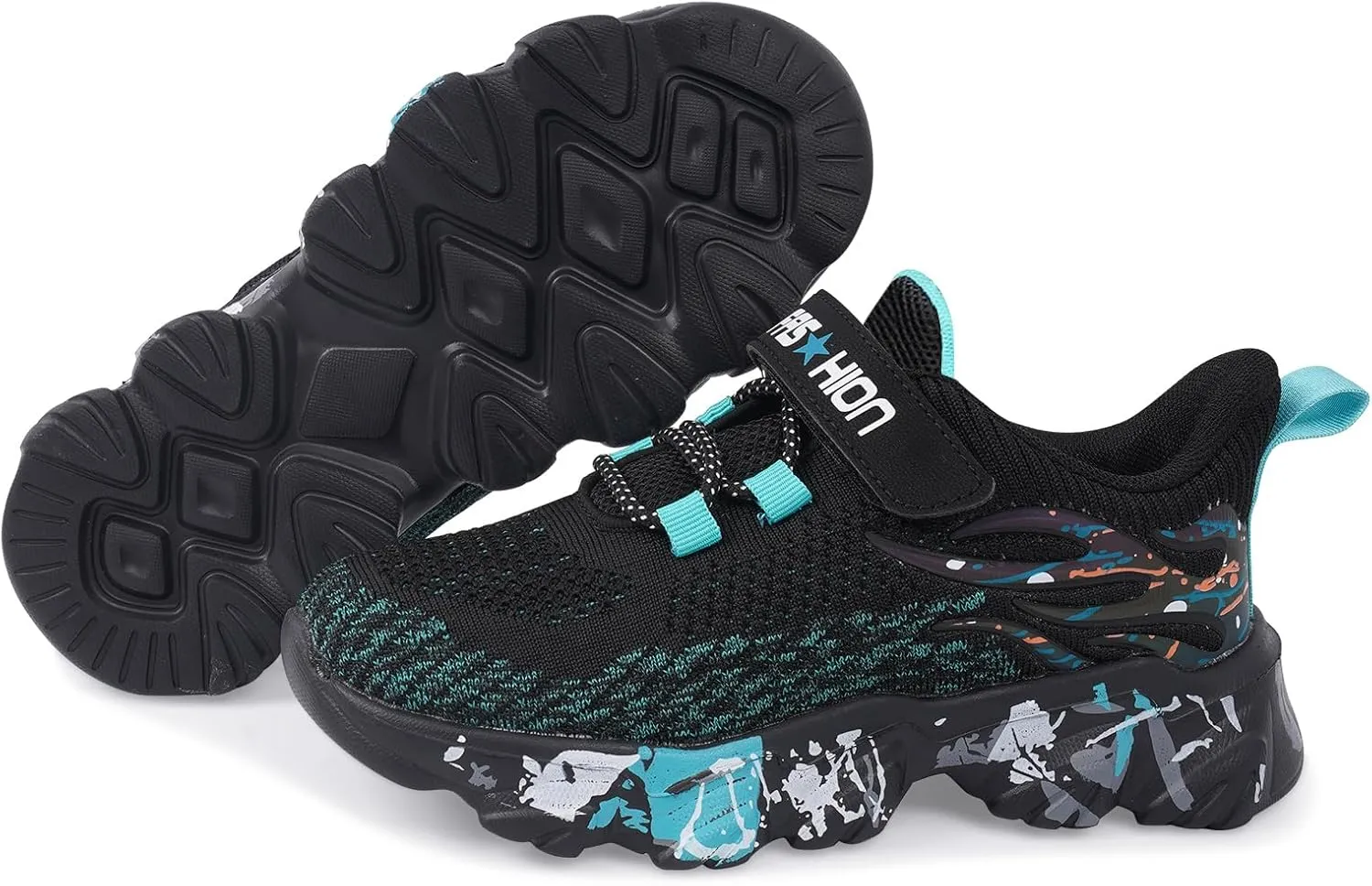 Boys Girls Sneakers Slip On Athletic Running Shoes
