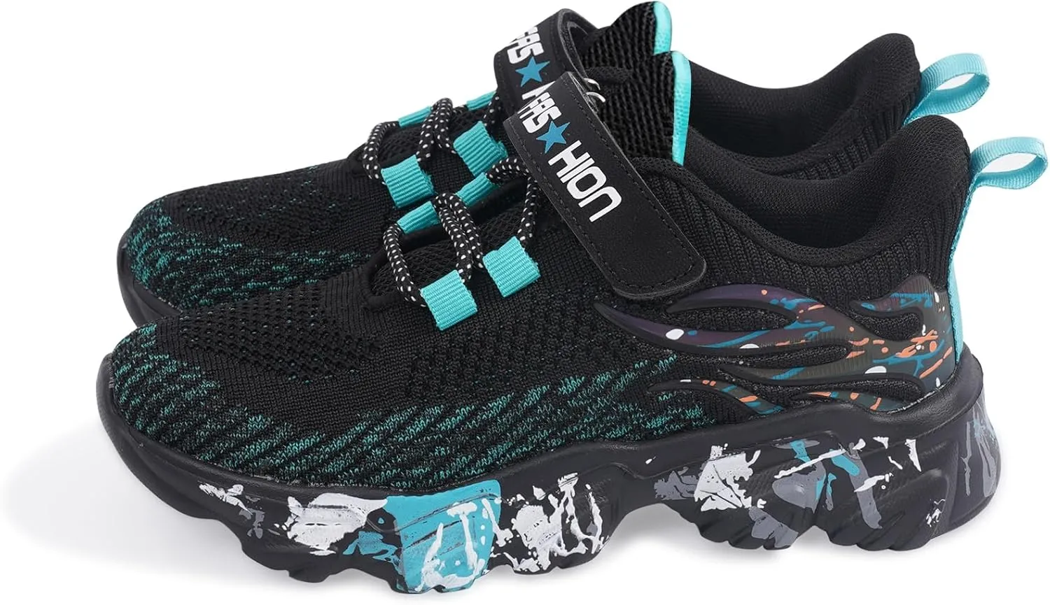 Boys Girls Sneakers Slip On Athletic Running Shoes