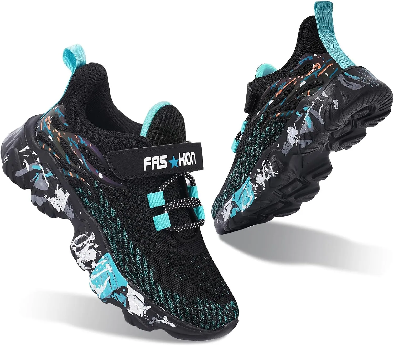 Boys Girls Sneakers Slip On Athletic Running Shoes