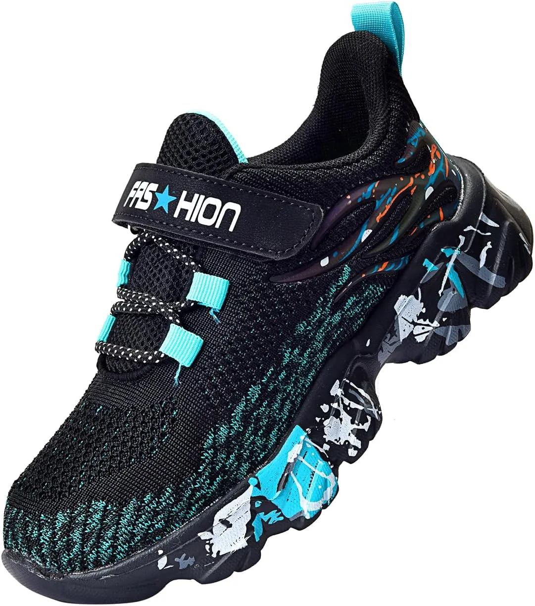 Boys Girls Sneakers Slip On Athletic Running Shoes