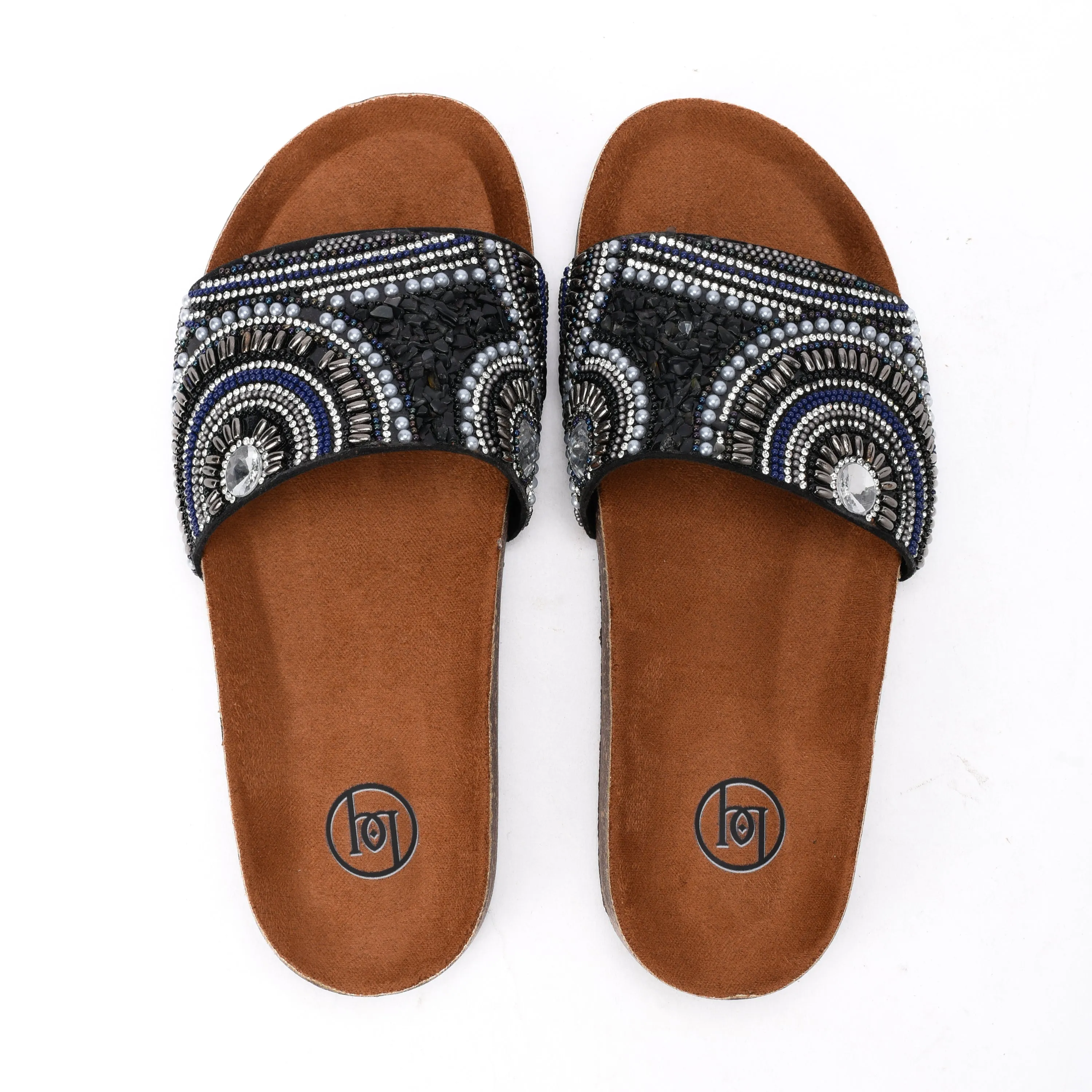 Brava Black Perla Slipper