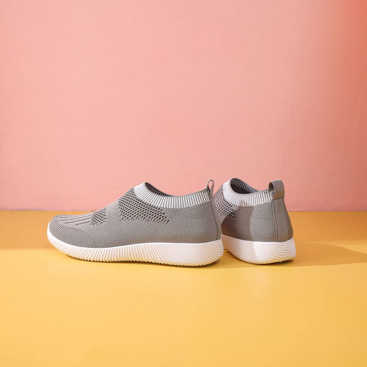 BREATHABLE EASY SLIP ON CASUAL SHOES 4552