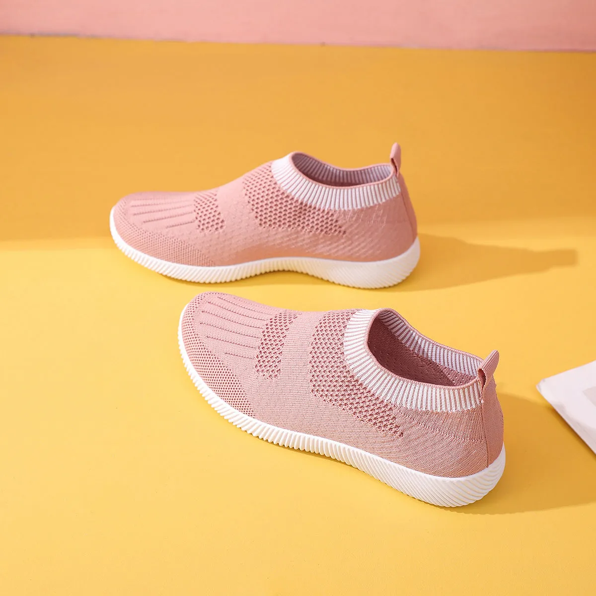BREATHABLE EASY SLIP ON CASUAL SHOES 4552