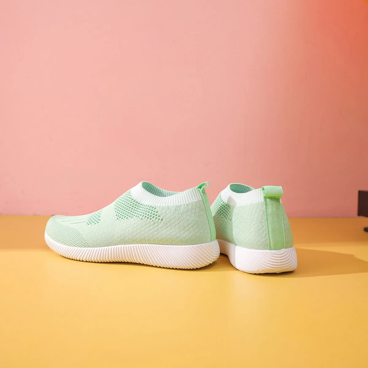 BREATHABLE EASY SLIP ON CASUAL SHOES 4552