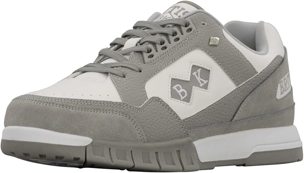 British Knights Men's Metros Sneaker, Grey/White, 11