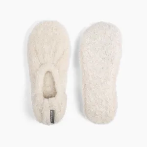 Brookstone Plush Footies - Slippers with Memory Foam Insole - Ultra-Soft Sherpa Footies for Indoor Wear, Non-Skid Sole, One-Size-Fits-Most, Machine Washable Slippers for Women