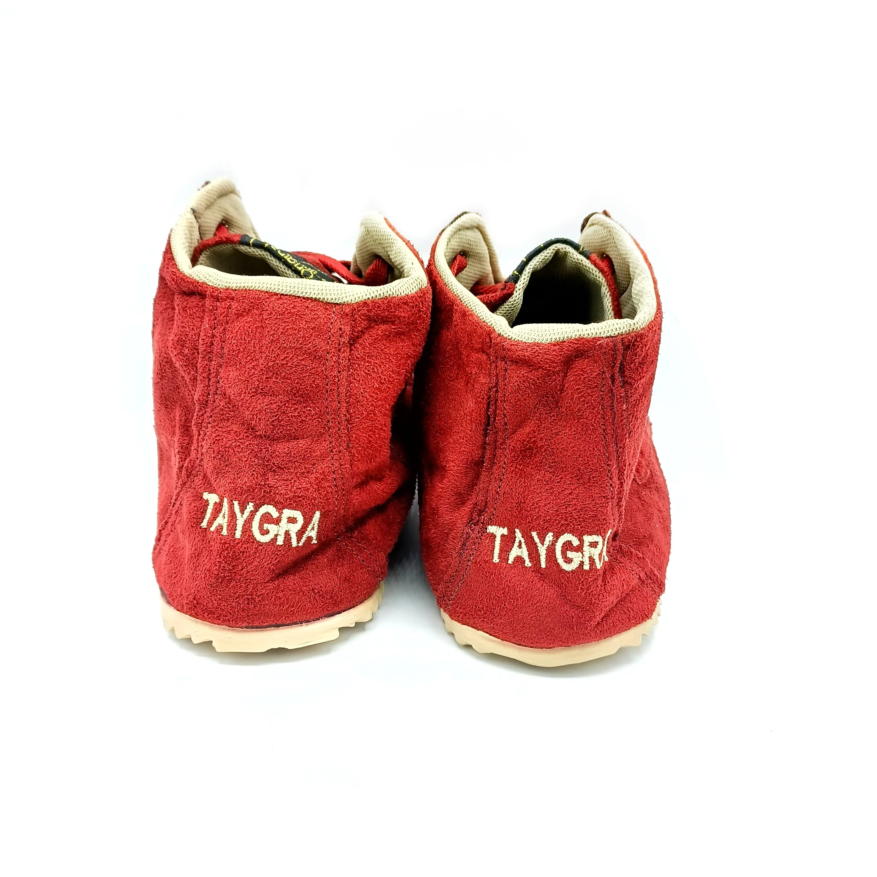 Burgundy Vegan Suede boot TAYGRA