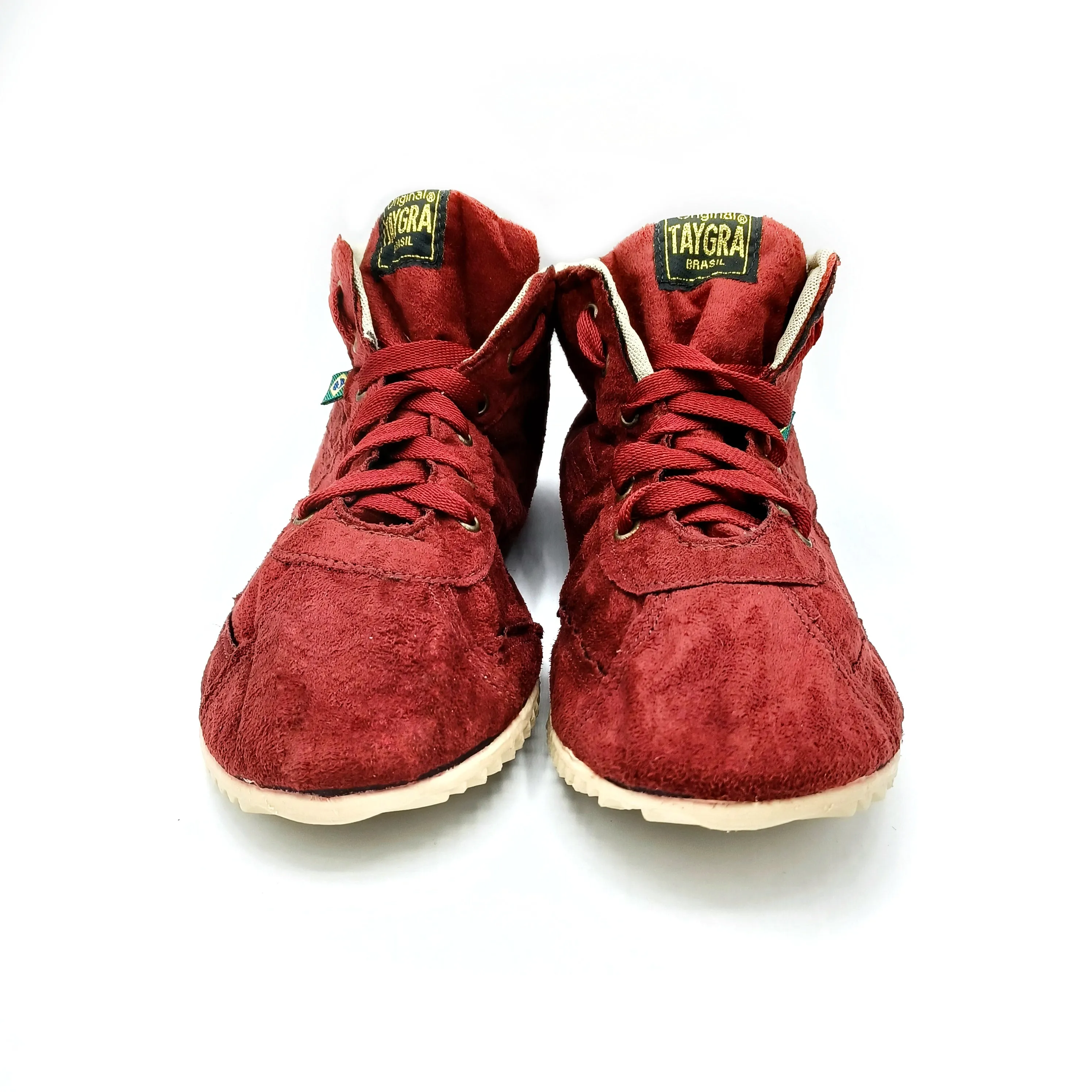 Burgundy Vegan Suede boot TAYGRA