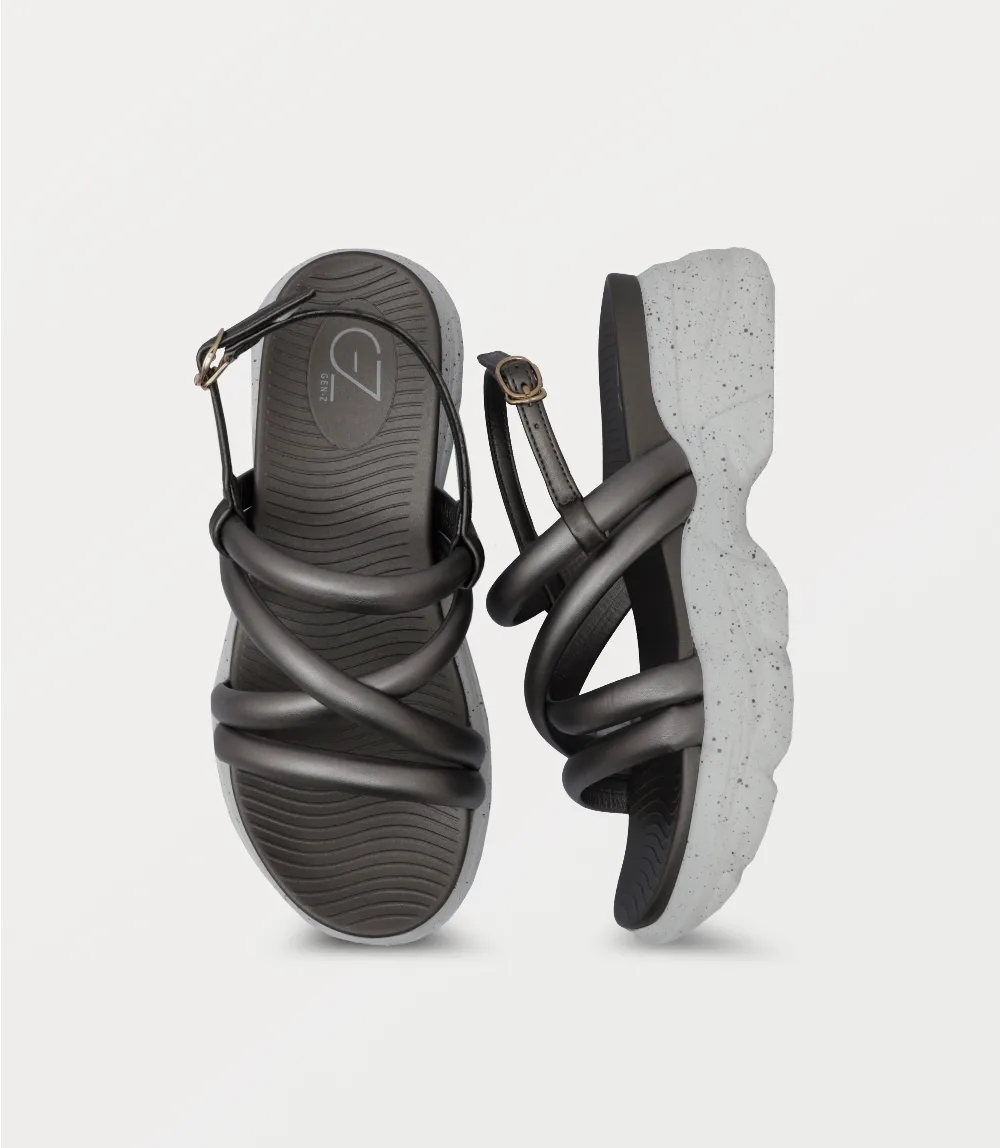 BW10407-PEWTER-Women Comfort Sandal