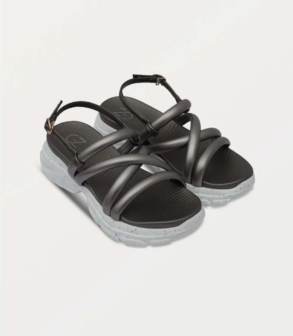 BW10407-PEWTER-Women Comfort Sandal
