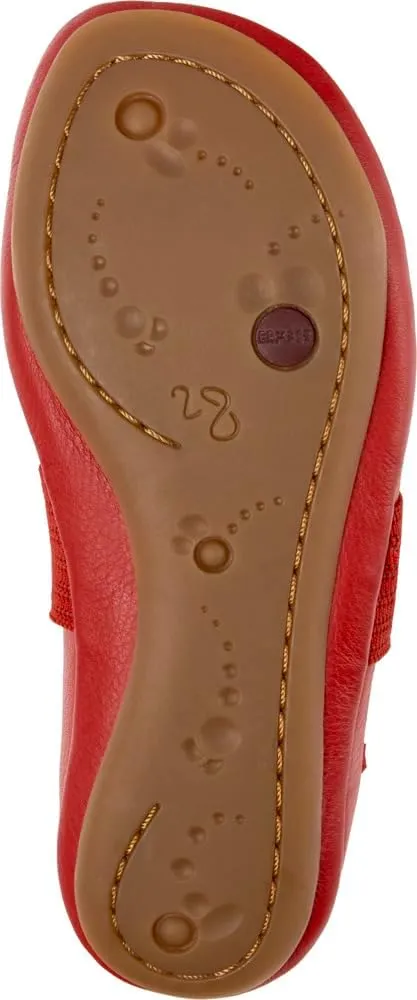 Camper Right Leather Mary Jane Flats for Girls - Ultra-Comfortable Ballerina Shoes with Comfort Footbed, Leather Lining, and Flexible Rubber Outsole