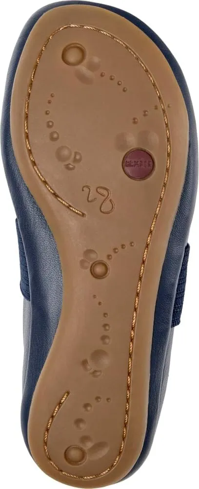 Camper Right Leather Mary Jane Flats for Girls - Ultra-Comfortable Ballerina Shoes with Comfort Footbed, Leather Lining, and Flexible Rubber Outsole