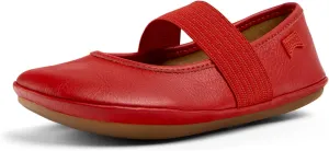 Camper Right Leather Mary Jane Flats for Girls - Ultra-Comfortable Ballerina Shoes with Comfort Footbed, Leather Lining, and Flexible Rubber Outsole
