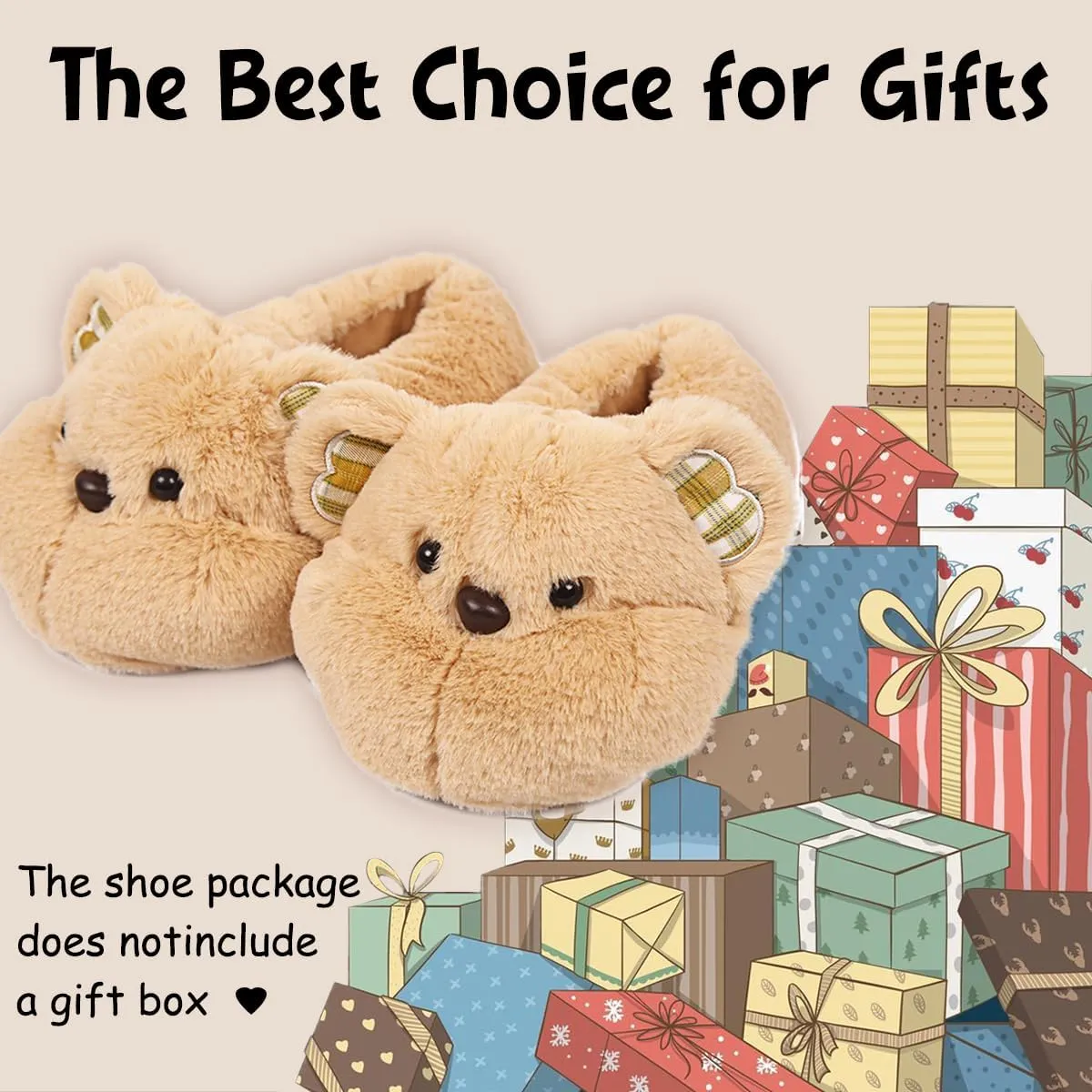 Caramella Bubble Cute Bunny Animal Slipper for women Adult Fuzzy Warm House Slippers Novelty Fluffy Home Shoes Ladies Winter Slippers Indoor Outdoor
