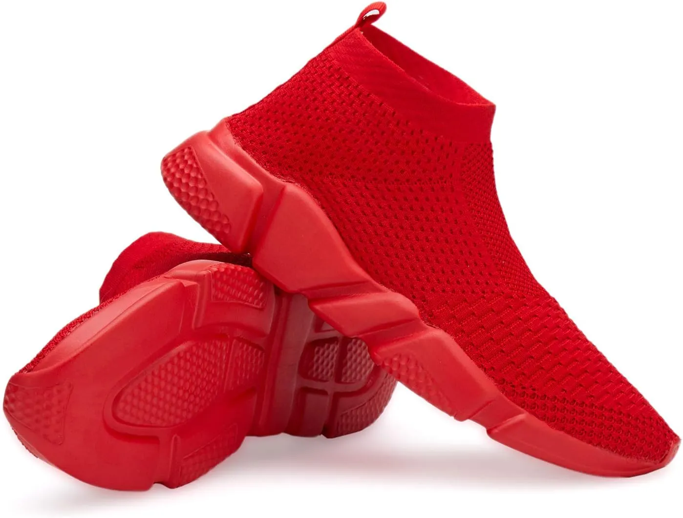 Casbeam Men's Running Knit Comfortable Lightweight Breathable Casual Sports Shoes Fashion Sneakers Slip-On Walking Shoes