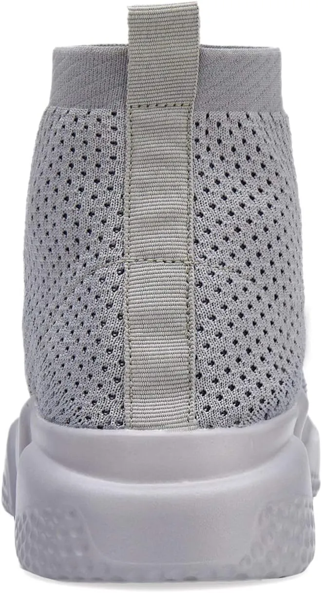Casbeam Men's Running Knit Comfortable Lightweight Breathable Casual Sports Shoes Fashion Sneakers Slip-On Walking Shoes