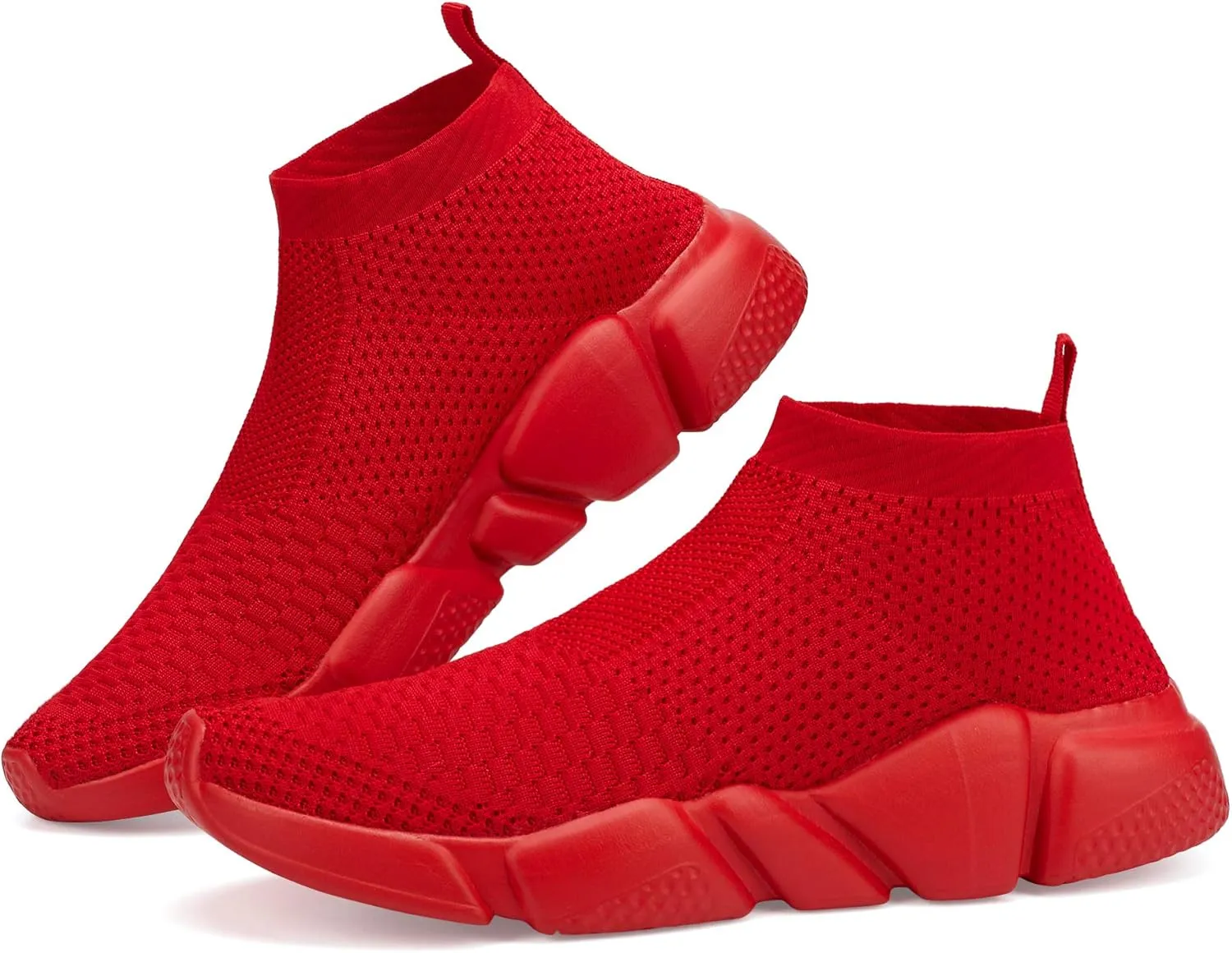 Casbeam Men's Running Knit Comfortable Lightweight Breathable Casual Sports Shoes Fashion Sneakers Slip-On Walking Shoes