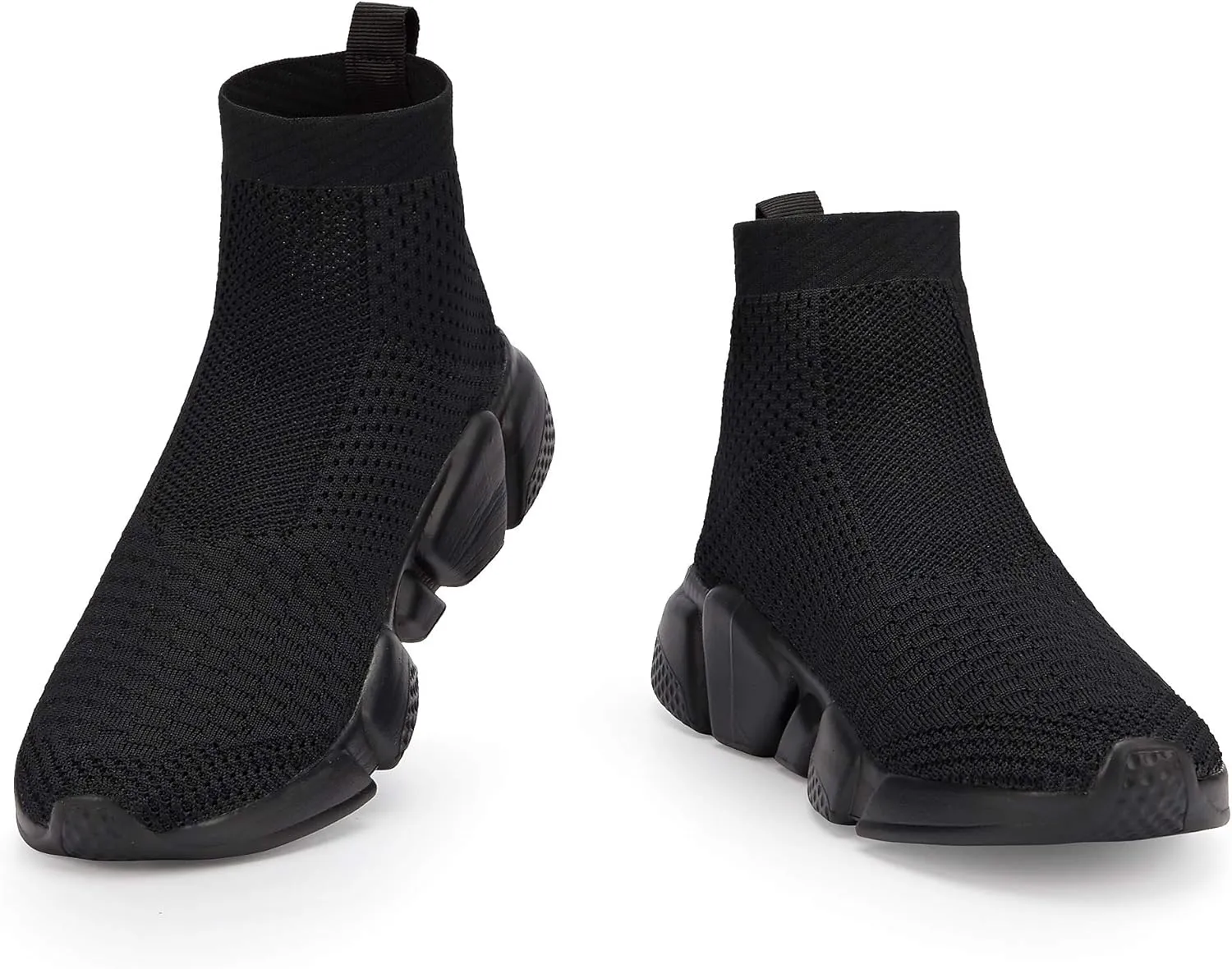 Casbeam Men's Running Knit Comfortable Lightweight Breathable Casual Sports Shoes Fashion Sneakers Slip-On Walking Shoes
