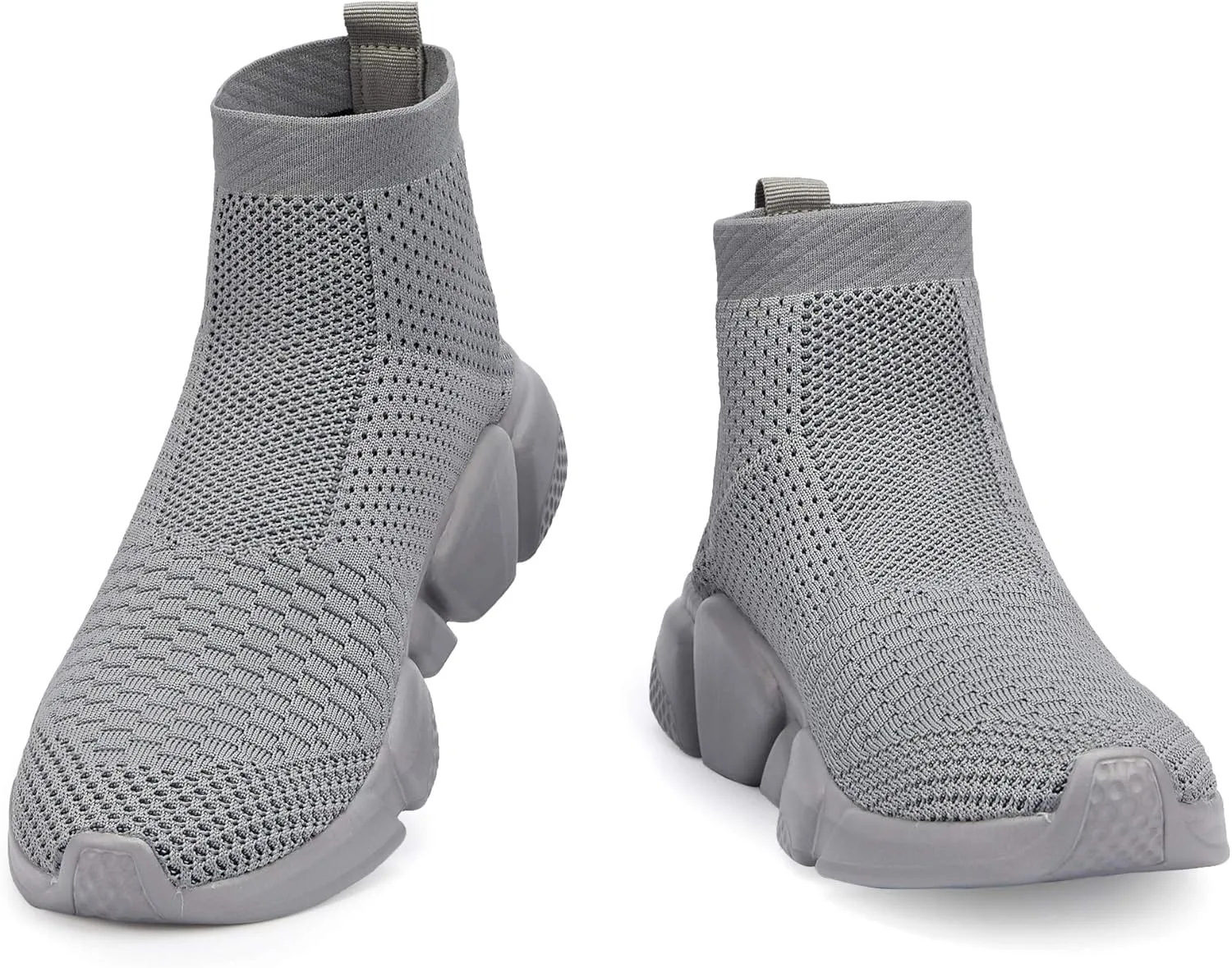 Casbeam Men's Running Knit Comfortable Lightweight Breathable Casual Sports Shoes Fashion Sneakers Slip-On Walking Shoes