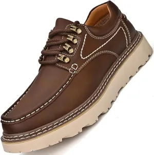 Casual Shoes for Men Oxfords Mens Chelsea Boots Oxford Work Leather Dress Men's Formal Man Shoe Boat Black Brown Size