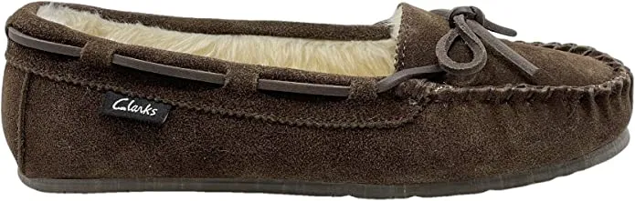 Casual Slippers Toe and Slip Women's Clarks Highly praised Squared Moc Outdoor Indoor Minimalist Suede On