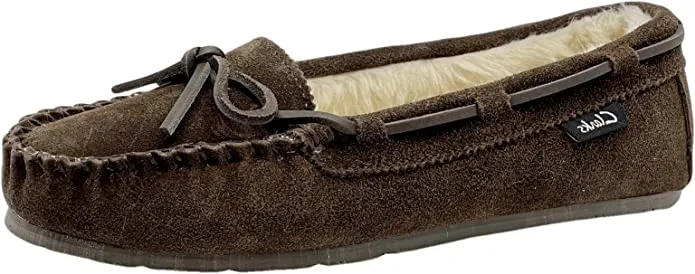 Casual Slippers Toe and Slip Women's Clarks Highly praised Squared Moc Outdoor Indoor Minimalist Suede On
