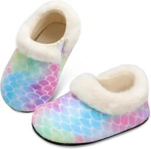 Centipede Demon Toddler Slippers for Boys Girls Slip on Kids Baby Toddlers House Shoes Lightweight Barefoot Furry Sock Shoes Indoor Outdoor Warm Walking Shoe