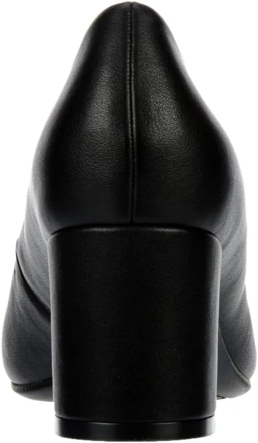 Chantria - Women's Slip-on Low Block Heel Dress Pump