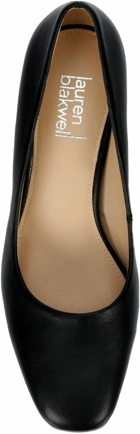 Chantria - Women's Slip-on Low Block Heel Dress Pump