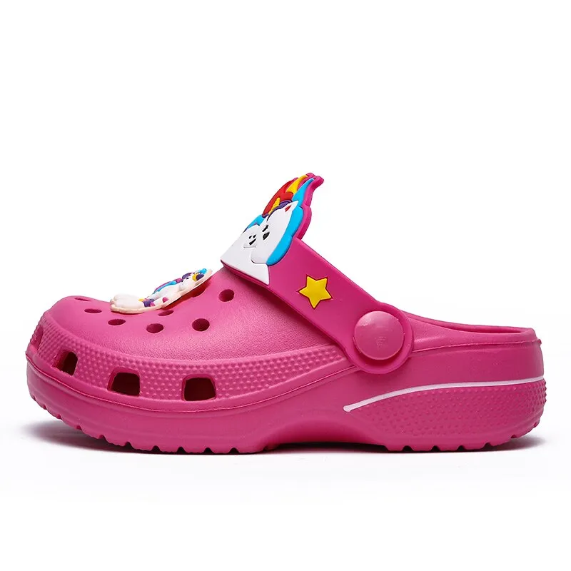 Children Slippers Girl Sandals Cute Cartoon Kid Princess Shoes Soft