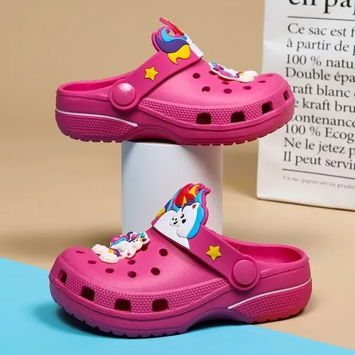 Children Slippers Girl Sandals Cute Cartoon Kid Princess Shoes Soft