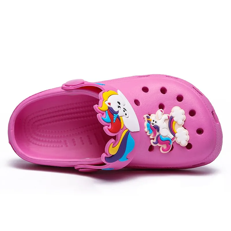 Children Slippers Girl Sandals Cute Cartoon Kid Princess Shoes Soft