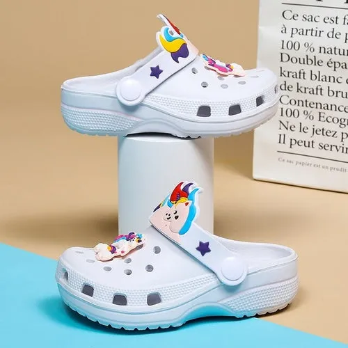 Children Slippers Girl Sandals Cute Cartoon Kid Princess Shoes Soft