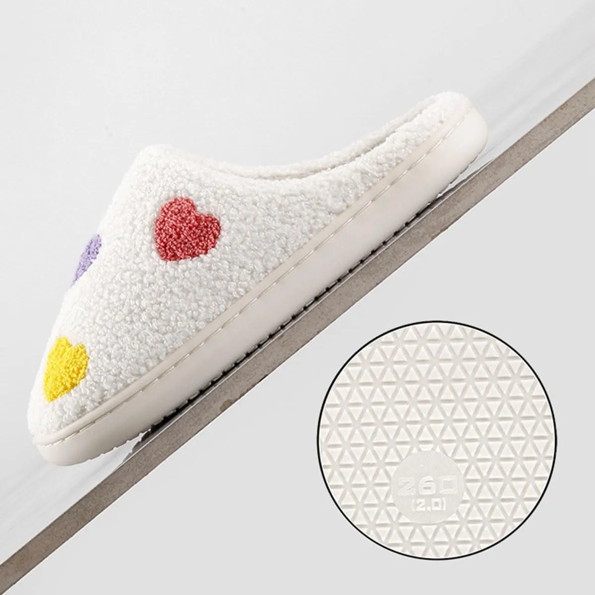 Christmas Slippers For Women Men Indoor Soft Warm Cotton Bedroom Reindeer Slippers House Memory Foam Slippers Cozy Fluffy Fall Winter Home Slippers