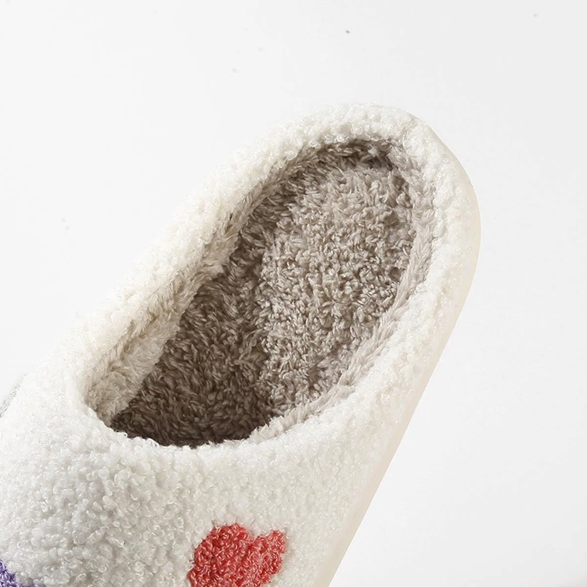 Christmas Slippers For Women Men Indoor Soft Warm Cotton Bedroom Reindeer Slippers House Memory Foam Slippers Cozy Fluffy Fall Winter Home Slippers