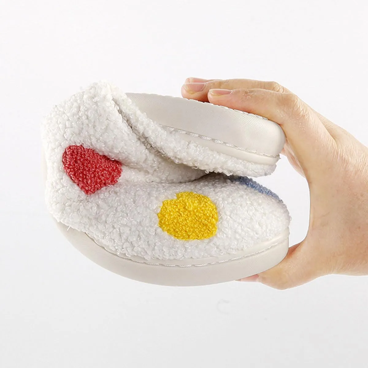 Christmas Slippers For Women Men Indoor Soft Warm Cotton Bedroom Reindeer Slippers House Memory Foam Slippers Cozy Fluffy Fall Winter Home Slippers