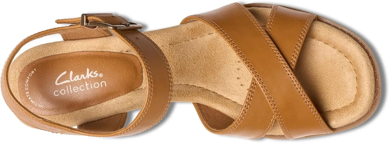 Clarks Women's Emmalae Iris Heeled Sandal