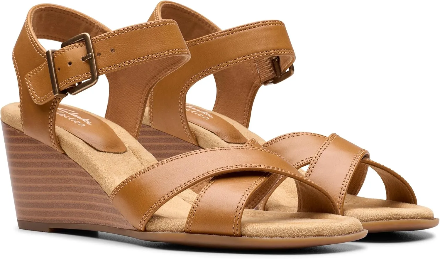 Clarks Women's Emmalae Iris Heeled Sandal